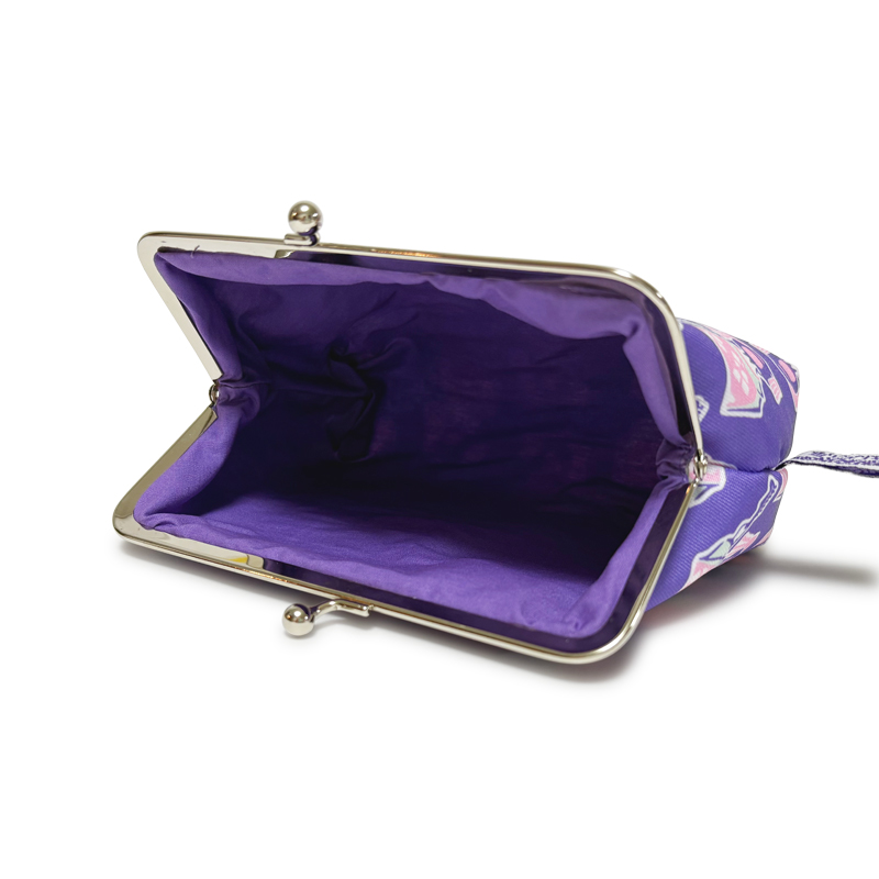 京都大作戦 はんなり会 】 がまくちポーチ / パープル＜受付期間