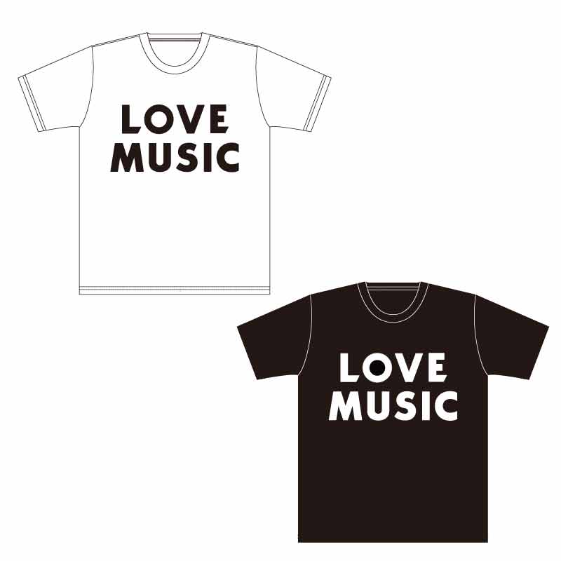 LOVE MUSIC FES Tシャツ WHITE | TAPIRS STORE